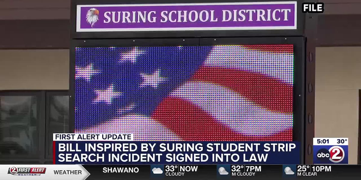 Strip search legislation inspired by Suring incident now signed into law [Video]