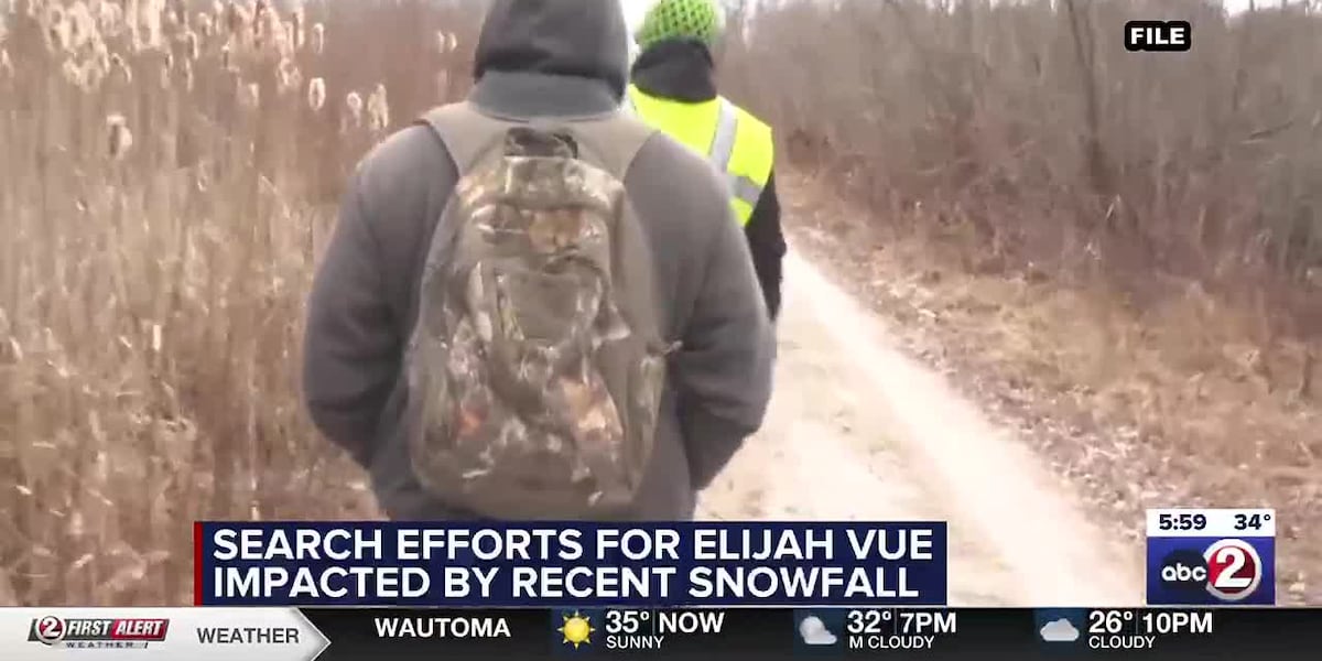 Elijah Vue searches canceled Saturday [Video]
