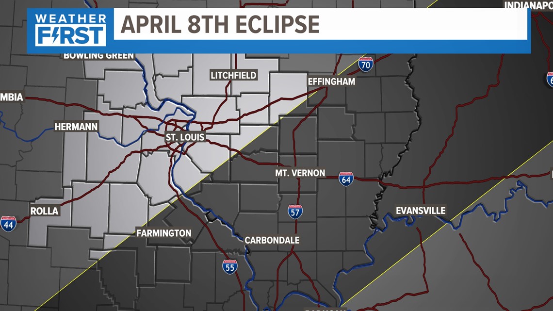 Times for the total solar eclipse in St. Louis for April 8, 2024 [Video]