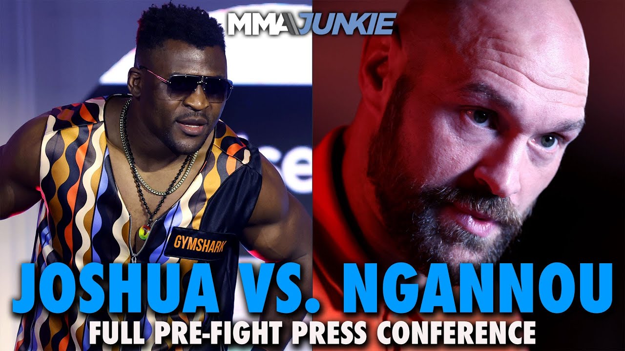 Tyson Fury Trades Words with Francis Ngannou from Front Row of Anth… [Video]