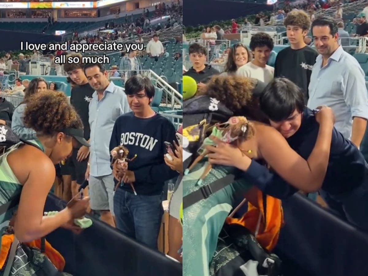 Naomi Osaka shares wholesome moment with fan holding tennis stars Barbie doll [Video]