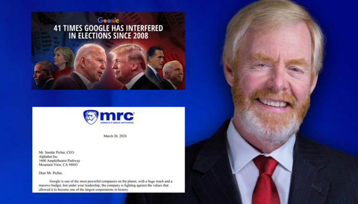 MRC’s Brent Bozell Issues Letter Urging Answers from Google over Election Report [Video]