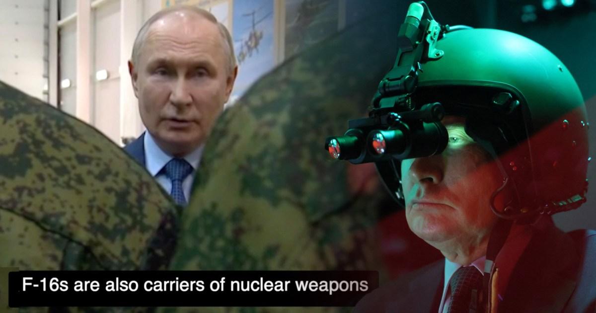 Putin warns he’ll shoot down F-16s supplied by West and mocks Nato country | World News [Video]
