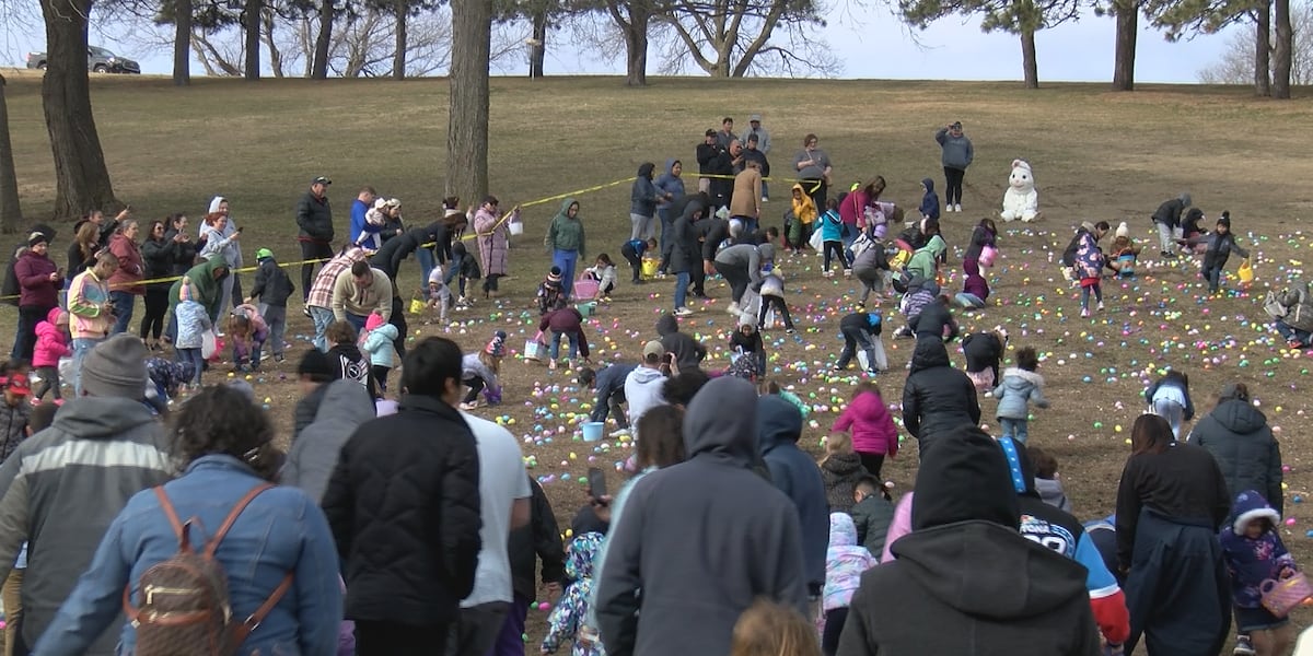 Big turnout to Easter egg hunt at Grandview Park [Video]