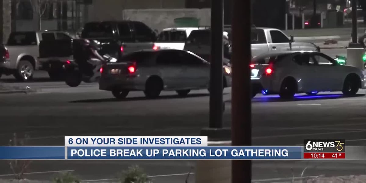 Omaha law enforcement breaks up parking lot gathering [Video]
