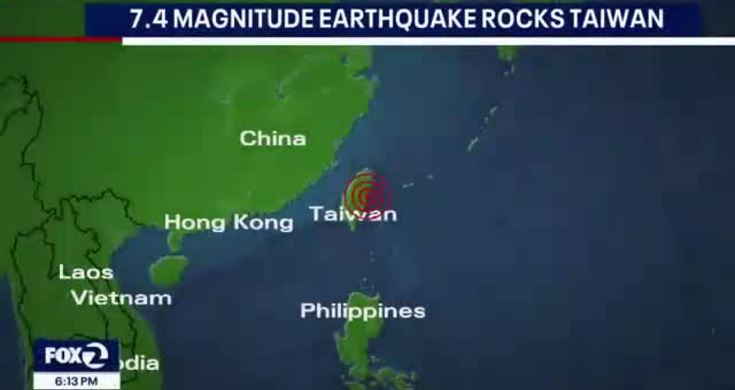 7.5 earthquake strikes Taiwan – Videos