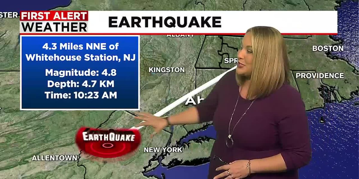 Friday’s Earthquake Details from the First Alert Weather Team [Video]