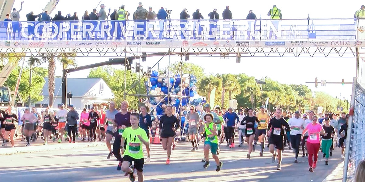 Nearly 40,000 people cross the finish line for the Cooper River Bridge Run [Video]