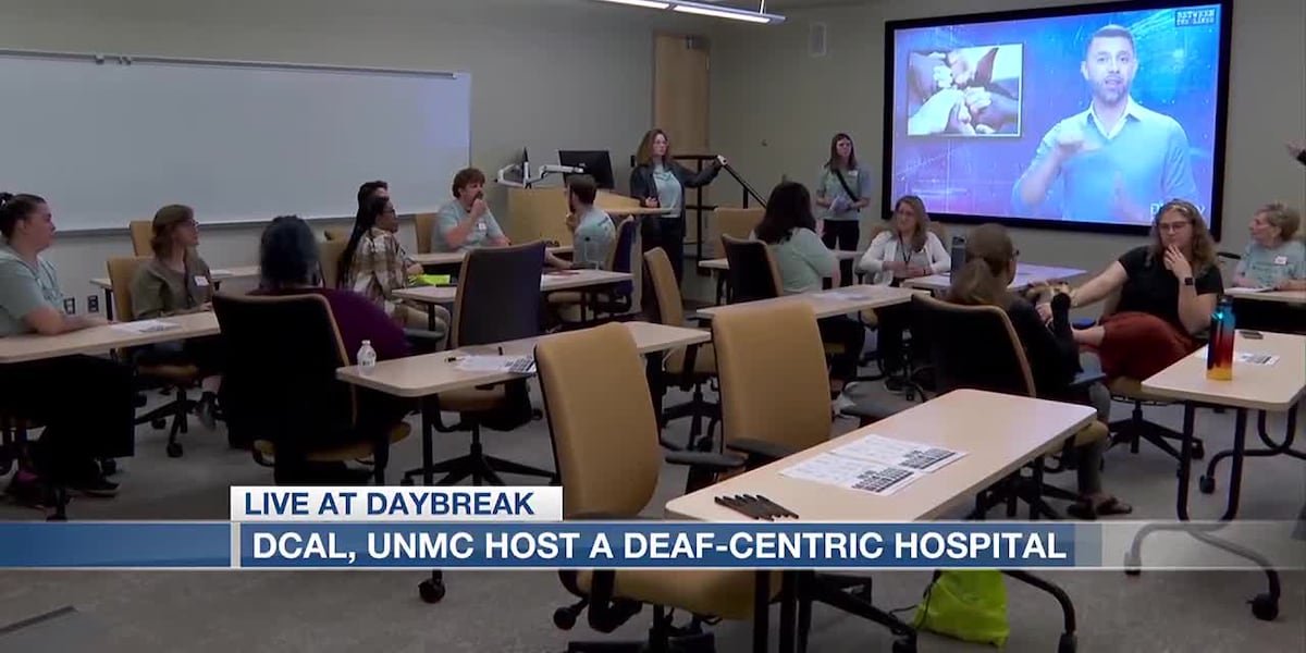 UNMC students partner with DCAL to offer deaf-centric hospital event [Video]