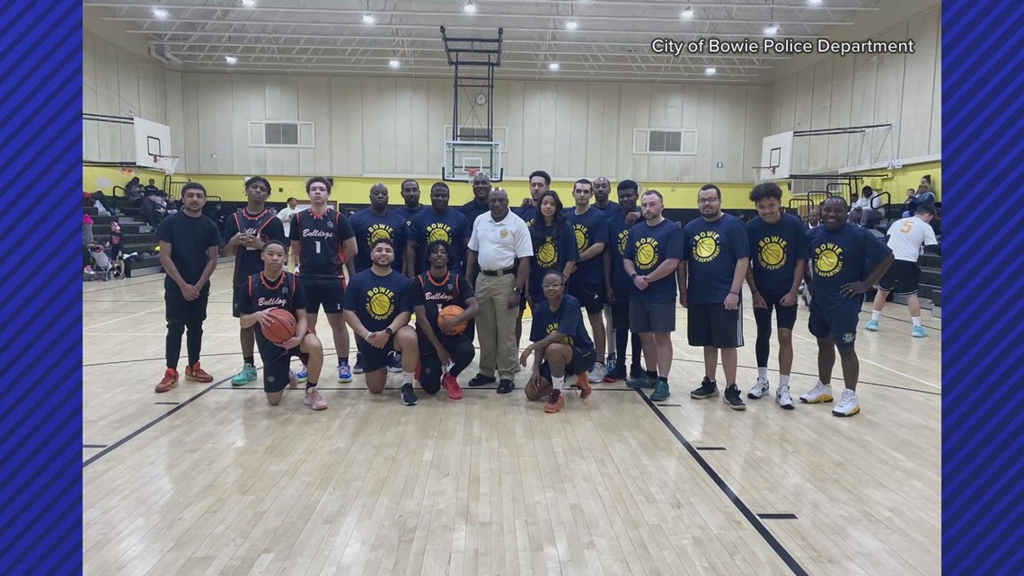 Bowie Police Department hosts ‘Ballin with the Badge’ event [Video]