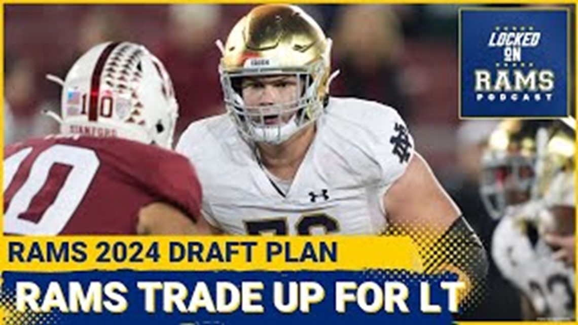 Rams Could Trade Up For Notre Dame Left Tackle Joe Alt, Michael Hoecht Back, 2023 Season Review [Video]