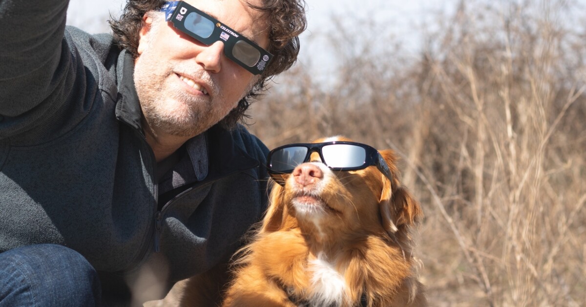 Is it safe for dogs to be outside during a solar eclipse? [Video]