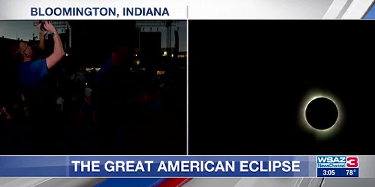 WSAZ crew in Indiana sees total solar eclipse [Video]