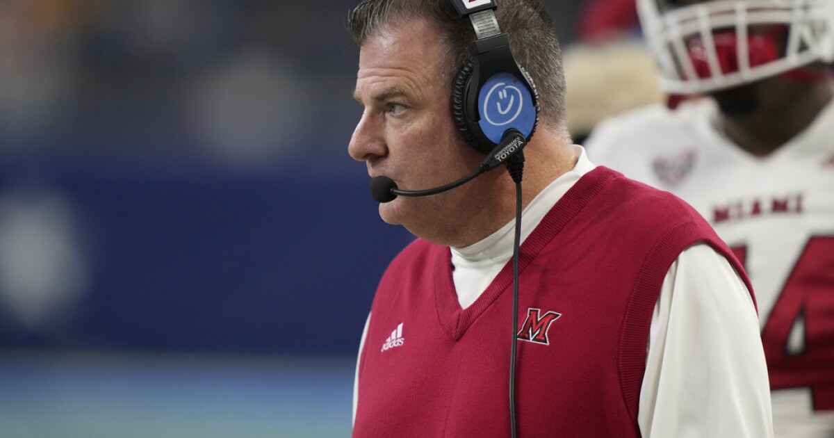 Miami University football coach Chuck Martin agrees to 5-year contract extension [Video]