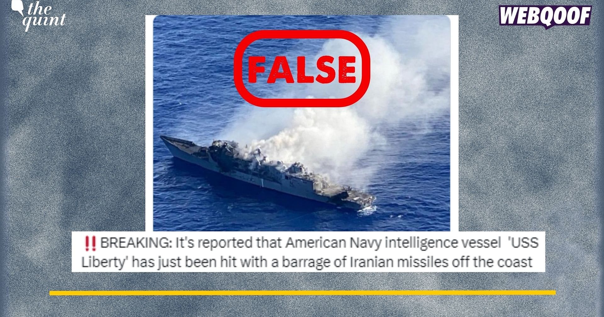 Old, Unrelated Image of USA Navy Vessel Shared with False Claim [Video]