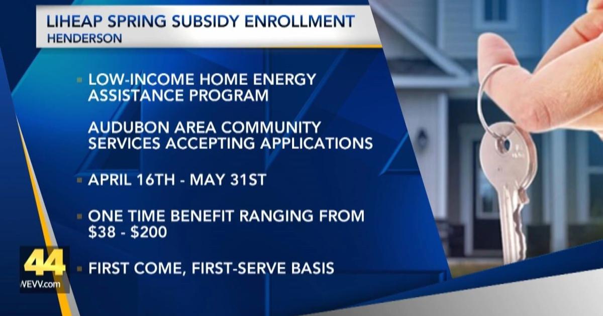 Applications open soon for Low-income home energy assistance program in Henderson | Video
