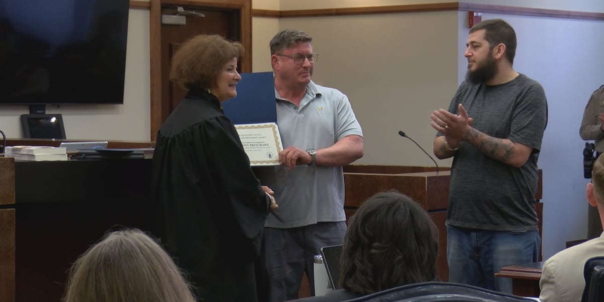 A lot of great things have come of it: New Hanover County honors first graduates of Veterans Treatment Court [Video]