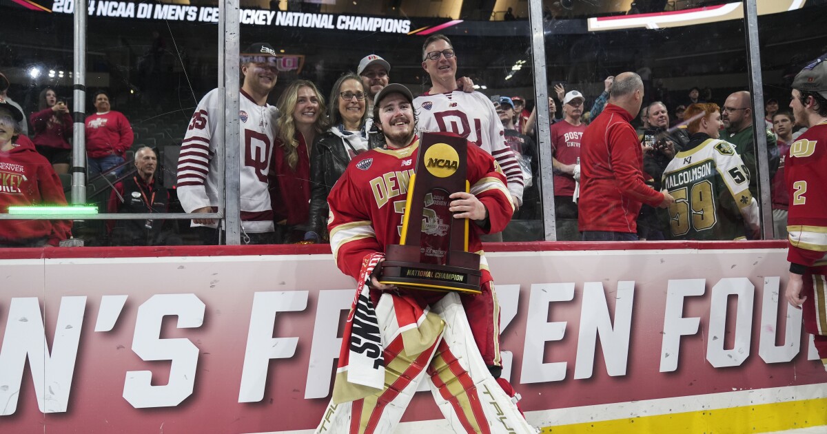 DU invites fans to celebrate 10th NCAA hockey national title win [Video]