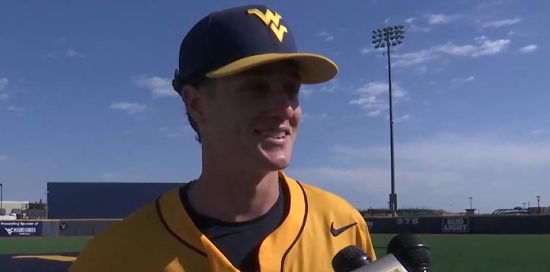 WVU third baseman Reed Chumley discusses walk-off home run, win over UCF [Video]