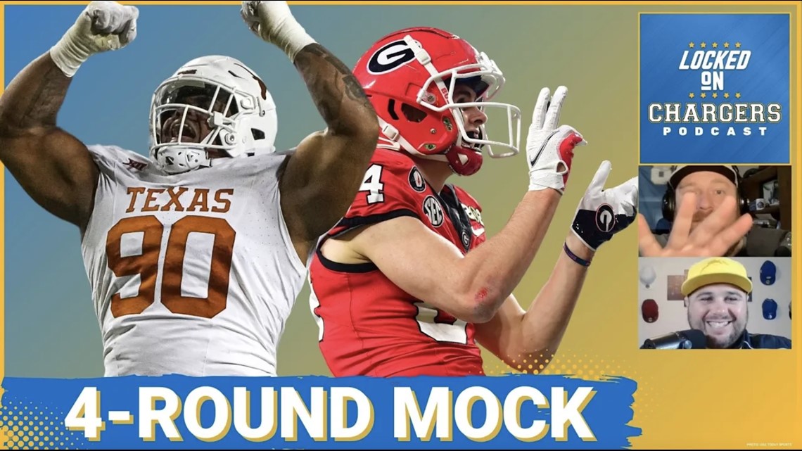 4-Round Chargers Mock Draft: LA Gets Haul From Broncos, Go Defensive Tackle in Round One [Video]