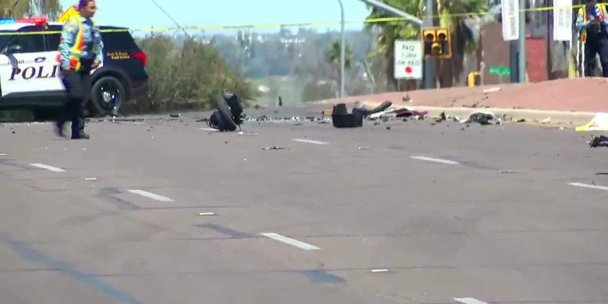 Road closed due to deadly crash involving motorcyclist near Oracle, Jacinto [Video]