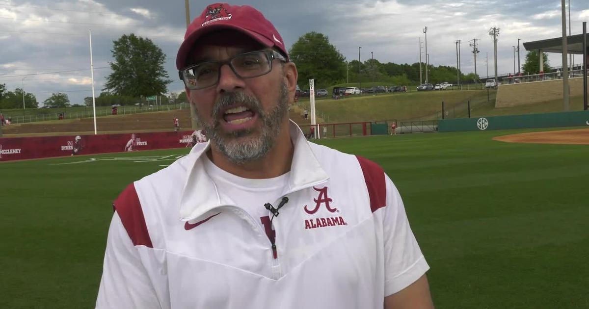 Alabama softball Coach Patrick Murphy on dropping a game to Texas A&M | Video