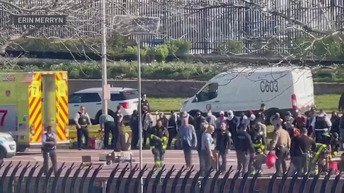 Pro-Palestinian protesters in Chicago block access to O’Hare airport [Video]