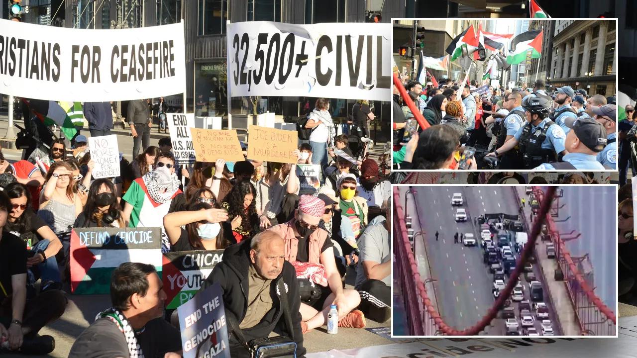 Left-wing dark money group funds bail for anti-Israel agitators blocking traffic [Video]