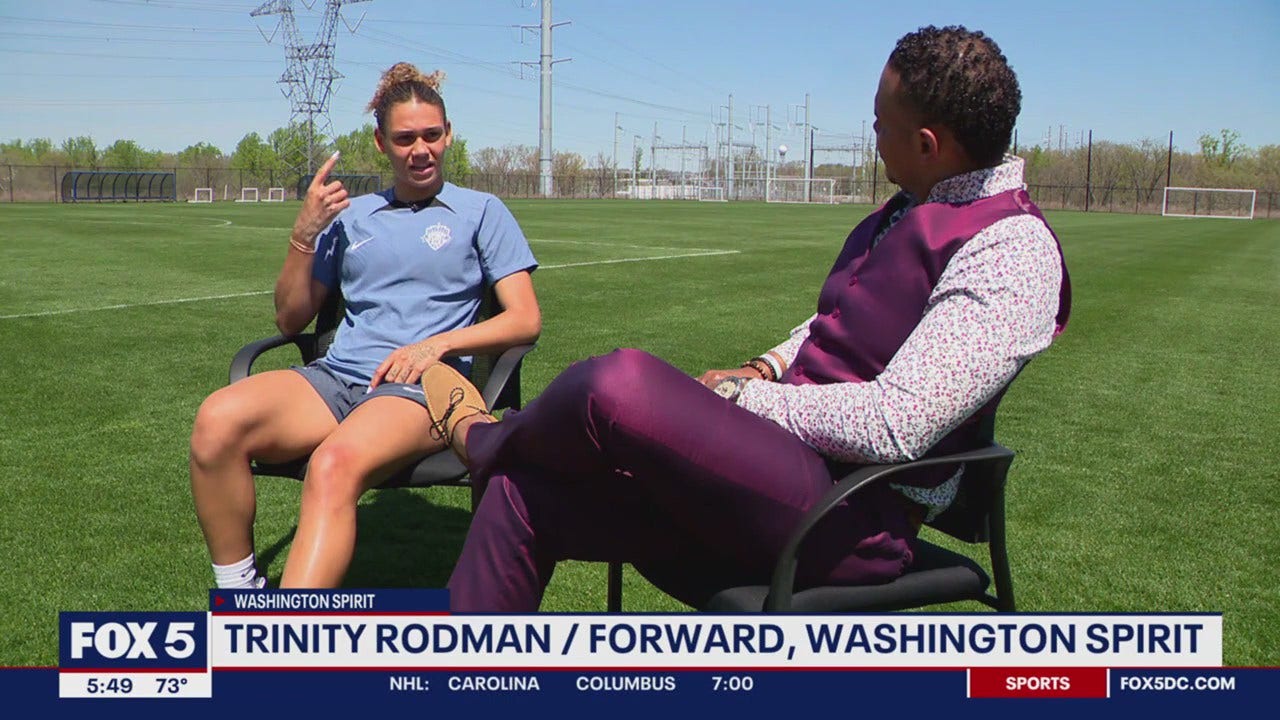 Trinity Rodman of the Washington Spirit on what she learned from father, Dennis Rodman [Video]
