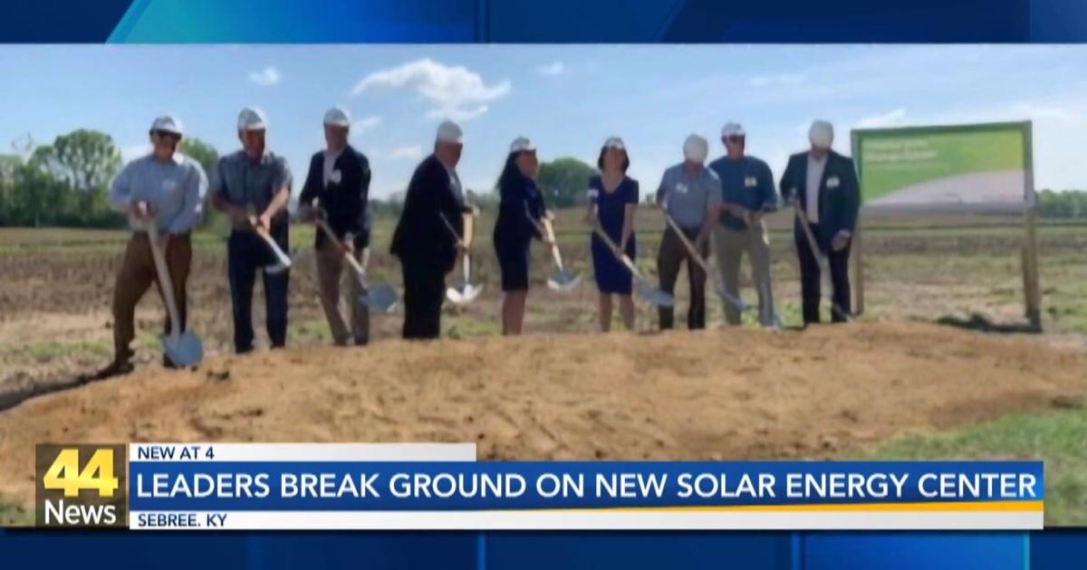 Leaders break ground on new solar energy center | Video