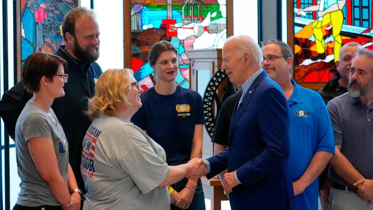 Biden promises union workers to keep US Steel ‘American-owned, American-operated’ [Video]