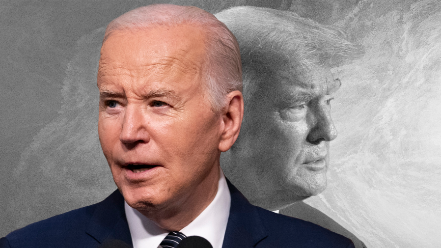 Biden steps up mocking Trump as poll shows 2024 neck and neck [Video]