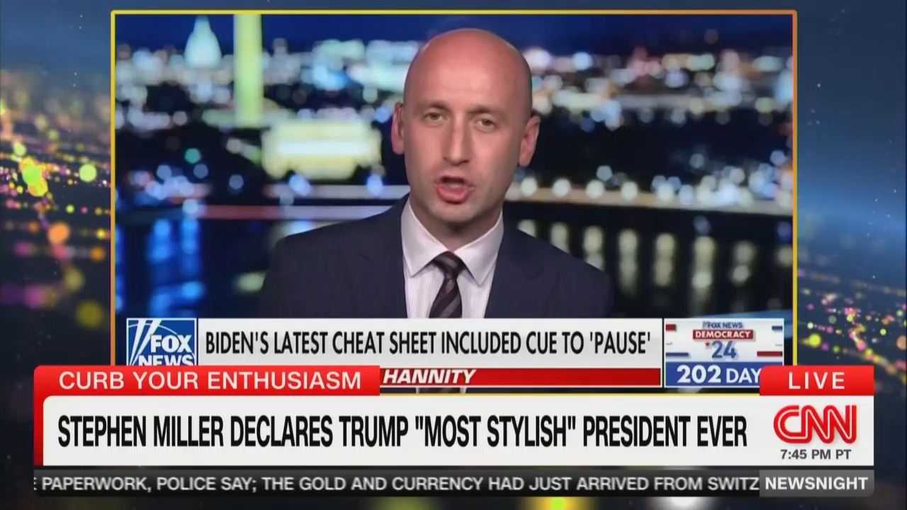 Stephen Miller’s Fanboy Trump Flattery Gets CNN Supercut [Video]