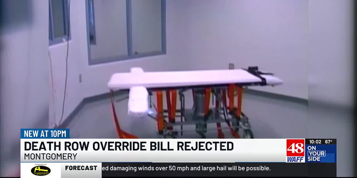 Alabama lawmakers reject bill allowing some death row inmates to be resentenced [Video]