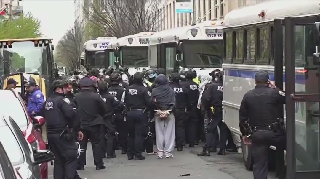 Palestine protesters arrested at Columbia [Video]
