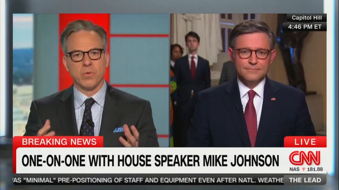 Tapper Reminds Johnson He Co-Sponsors National Abortion Ban [Video]