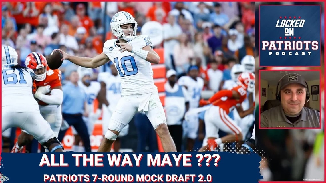 New England Patriots: Eliot Wolf Pre-Draft Press Conference, Drake Maye or Trade? Mikes Mock 2.0 [Video]