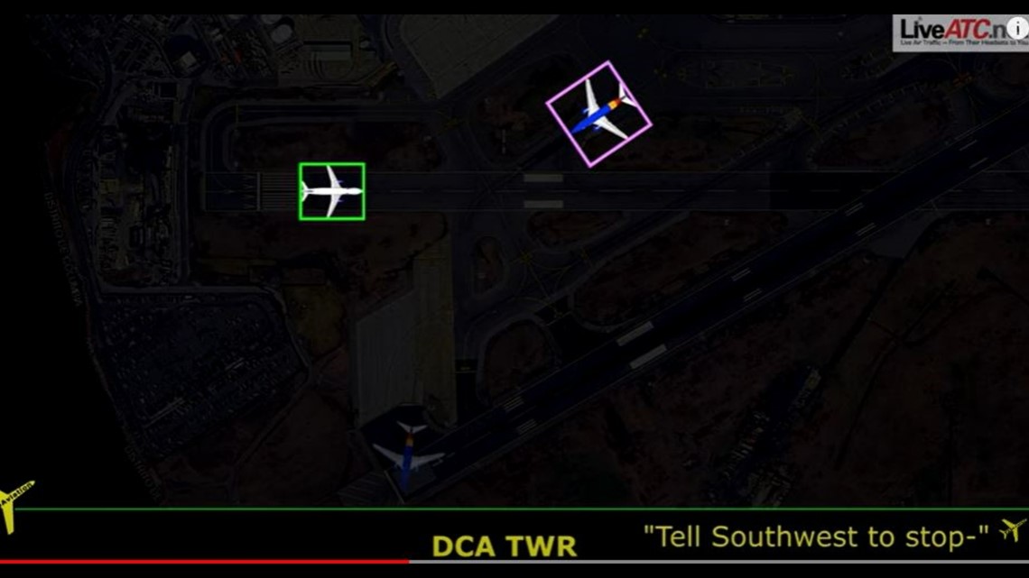 Air traffic controllers at DCA nearly cause 2 aircraft to crash [Video]