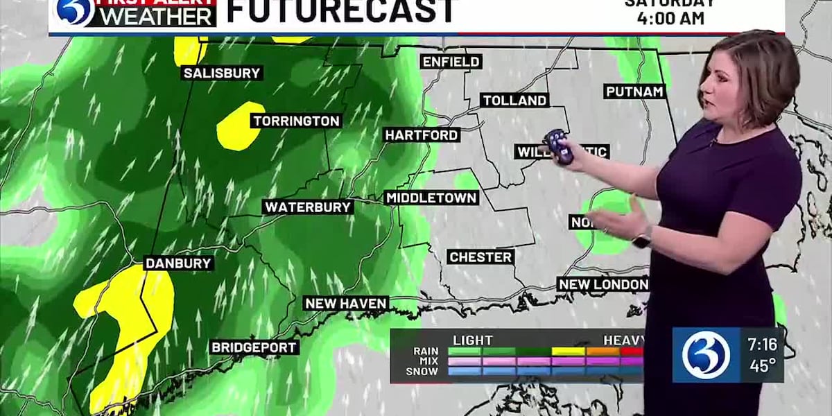 FORECAST: A brief break before more showers that impact part of the weekend [Video]