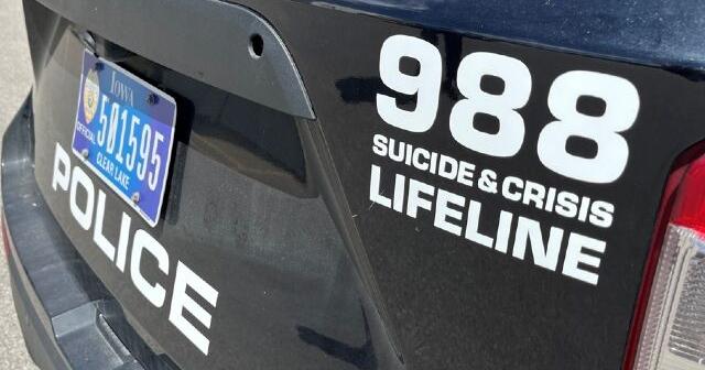 Clear Lake Police Department puts suicide hotline number on patrol cars | Cerro Gordo County [Video]