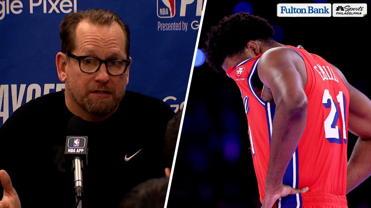 Hes really a warrior  Nurse on Embiid fighting through knee injury in Game 1  NBC10 Philadelphia [Video]