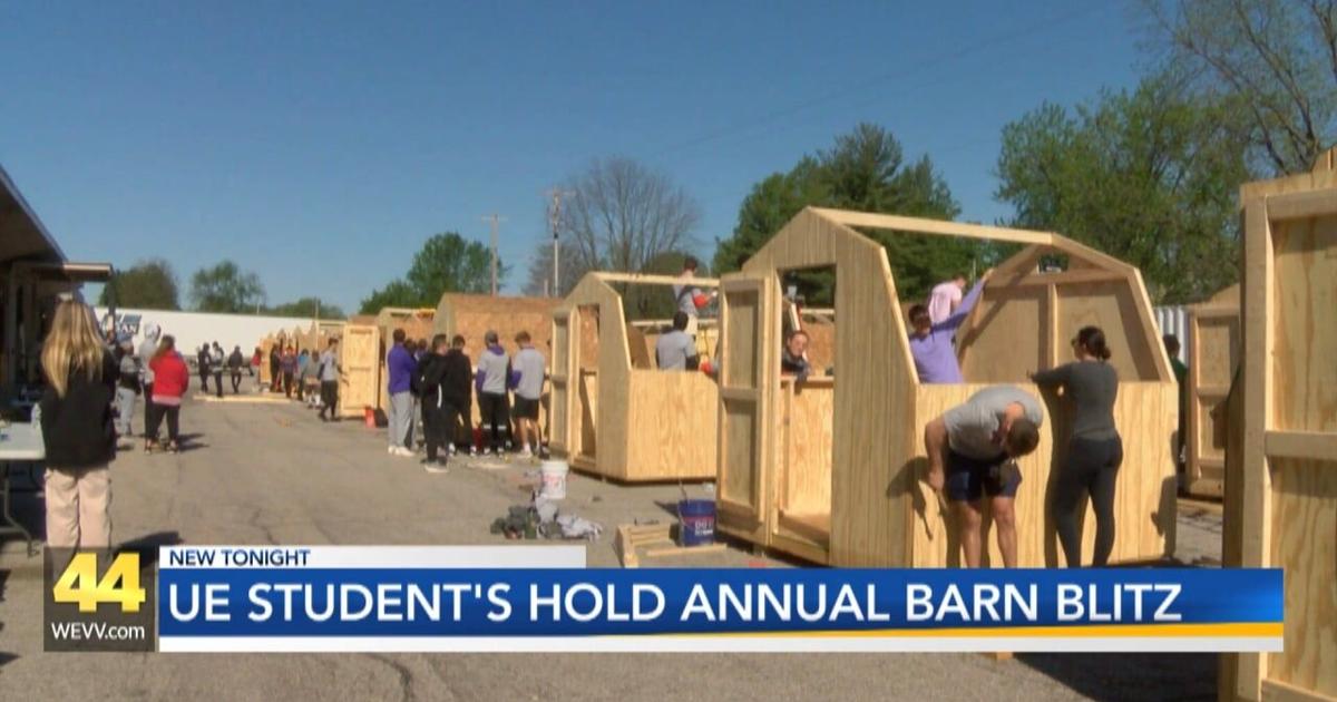 UE students hard at work with annual Barn Blitz on Saturday | Video