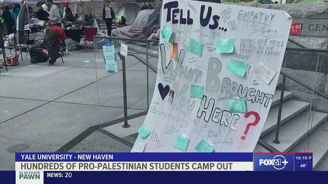 Occupy Beinecke: Yale students protest schools investments in weapons manufacturers [Video]