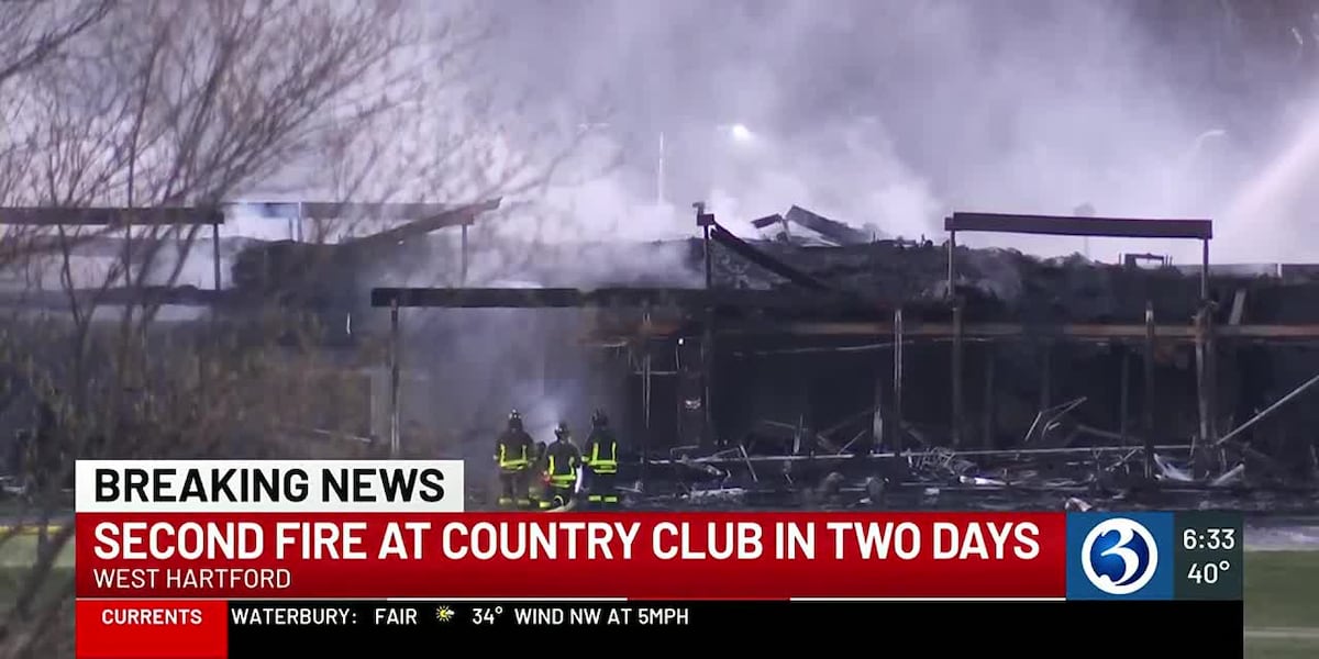 Second fire destroyed Wampanoag Country Club in West Hartford [Video]