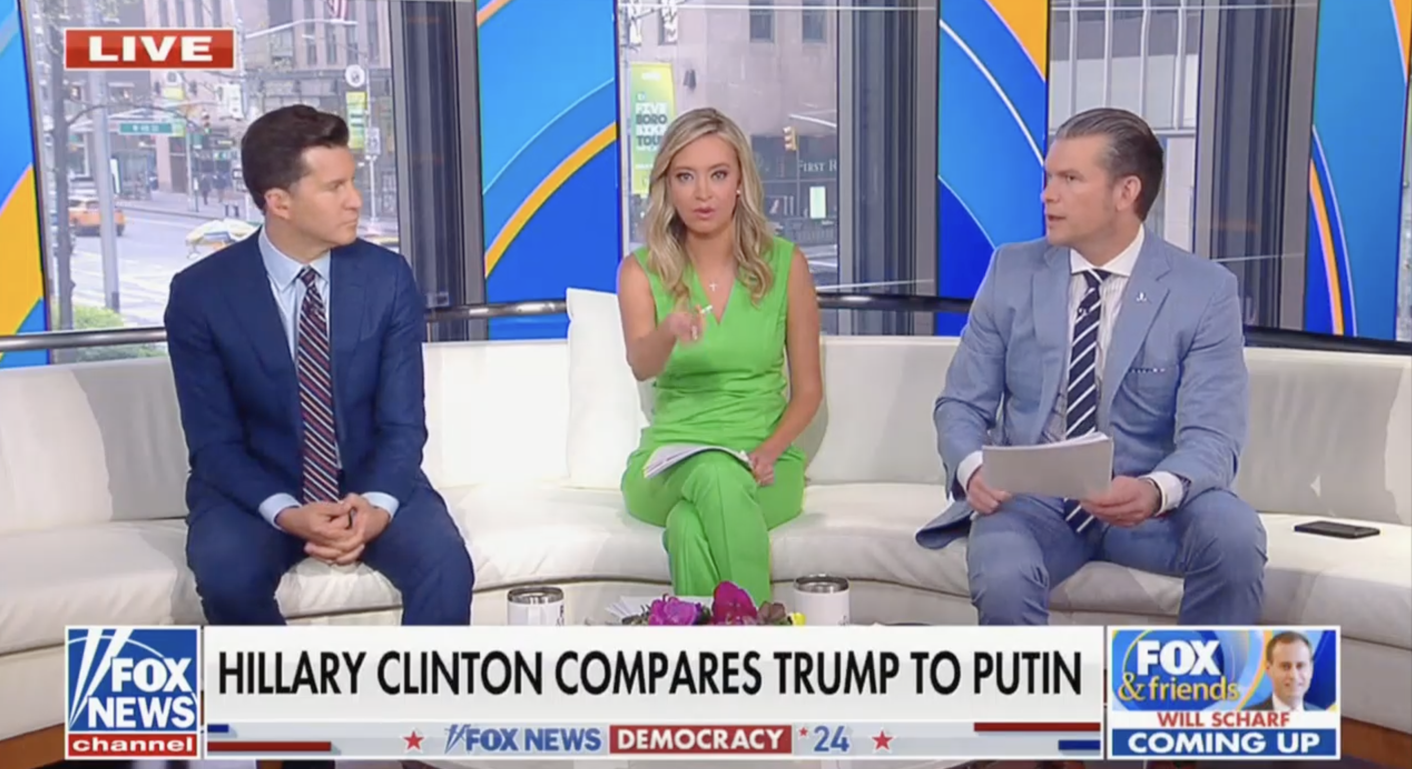 Fox Hosts Gobsmacked Over Clinton’s ‘Toxic’ Trump Claims [Video]