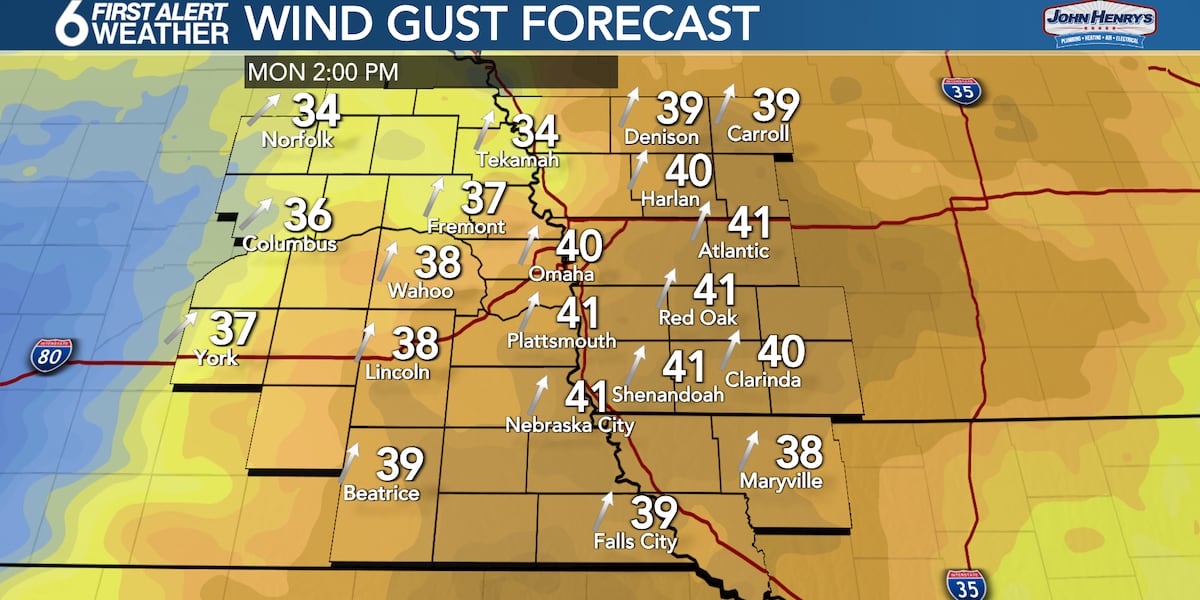 Jarets 6 First Alert Forecast: Calm Sunday, blustery start to the work week [Video]