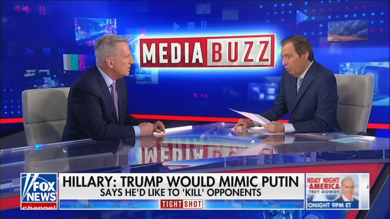 Fox’s Howard Kurtz Defends Hillary Clinton to Kevin McCarthy [Video]