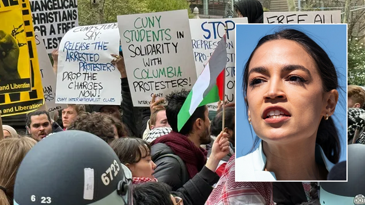 AOC calls Columbia protests ‘peaceful’, despite rabbi warning Jewish students to stay home [Video]
