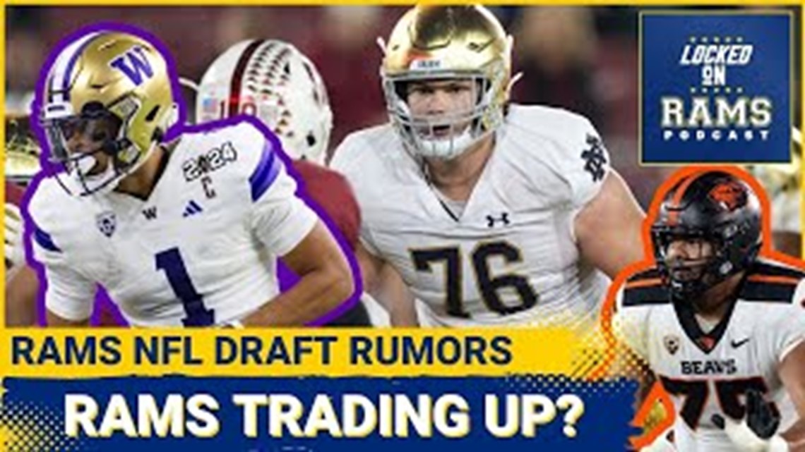 Rams Want to Trade Up in NFL Draft, Rams Trade Up Options, Joe Alt, Rome Odunze, Malik Nabers & More [Video]