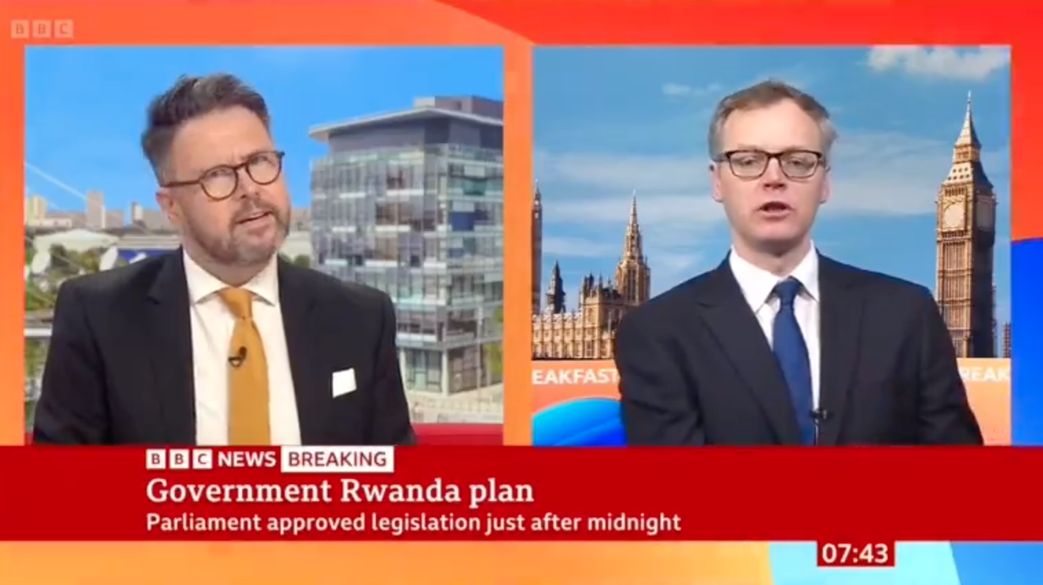 They Are Not Deterred: BBC Breakfast Host Confronts Tory Minister On Rwanda Plan With Live Footage Of Migrant Channel Crossing [Video]